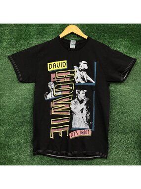 David Bowie Lets Dance Album Rock T-Shirt Size Medium